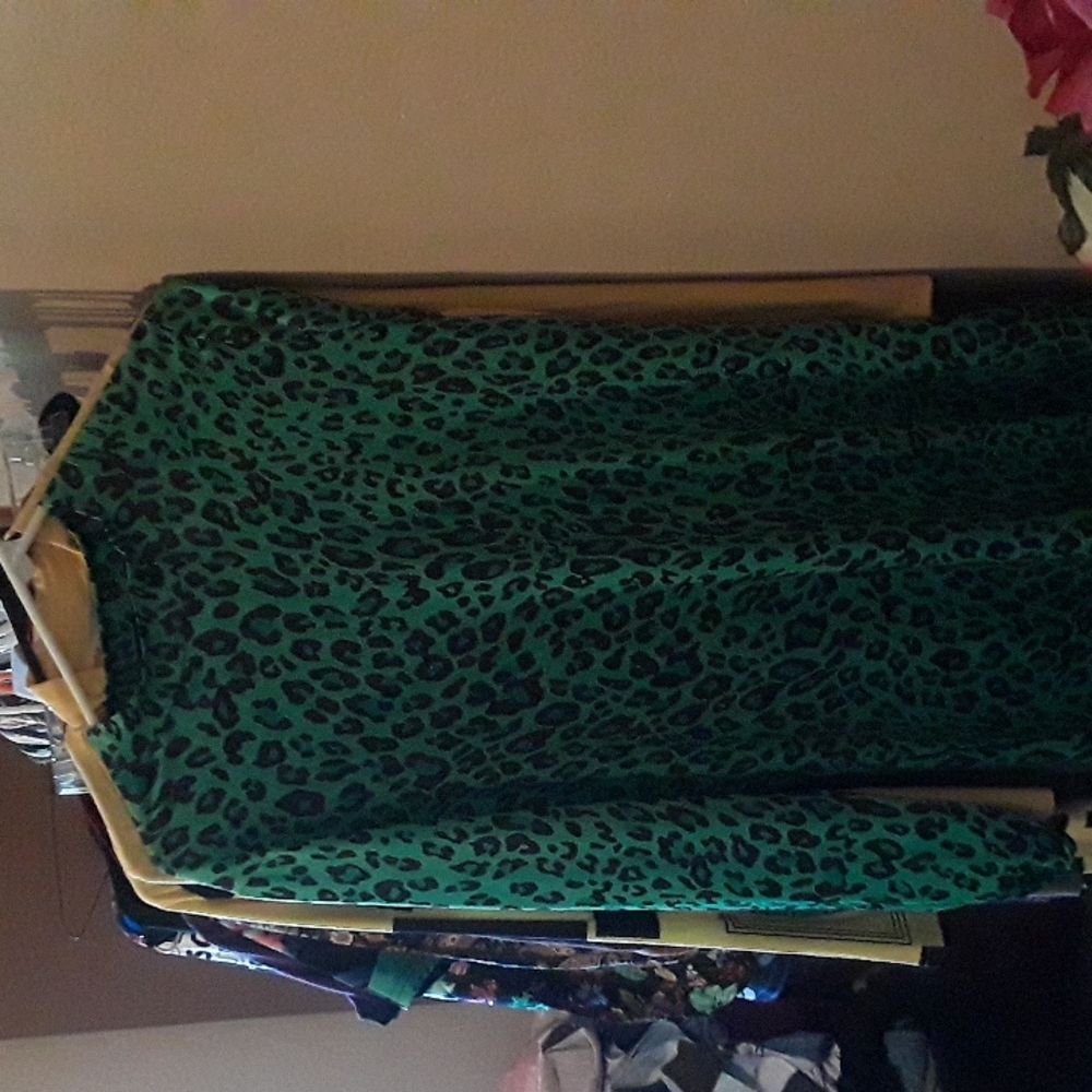 Shein xl mermaid green mini